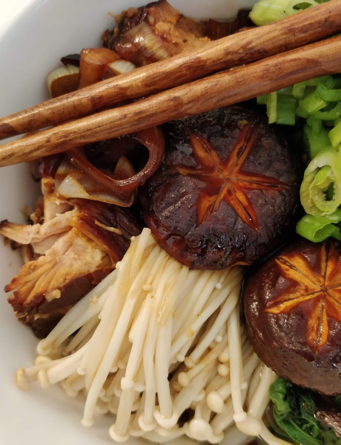 Instant-Pot Braised Pork Belly (豚の角煮) (Low carb, gluten-free)