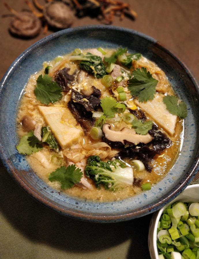 Chinese Hot and Sour Soup (酸辣汤), Two Ways