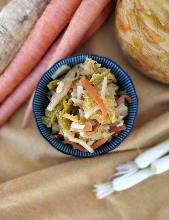Miso Horseradish Kraut