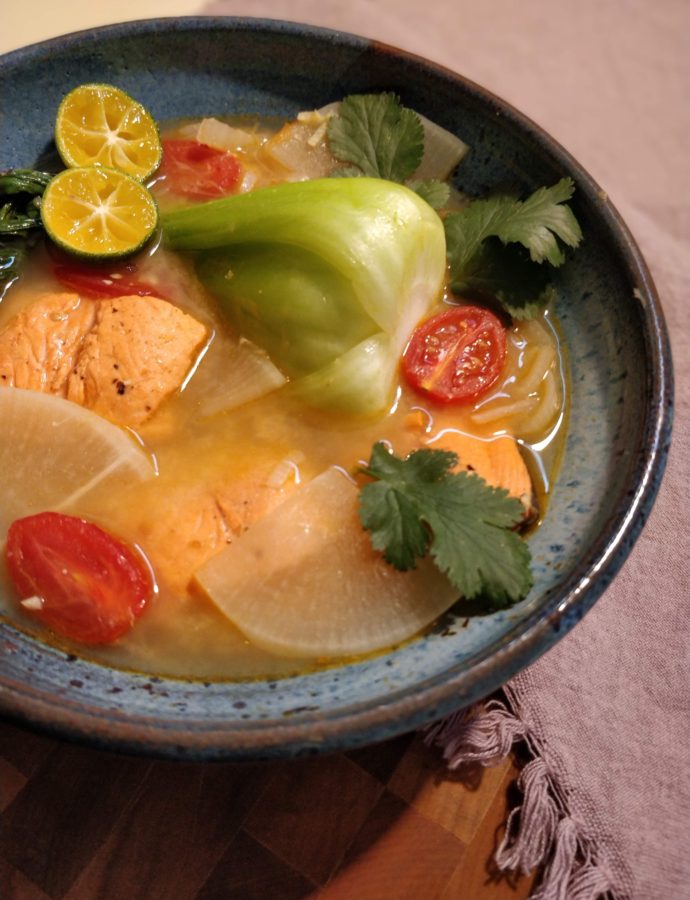 Salmon Miso Sinigang (Sinigang na Salmon sa Miso)